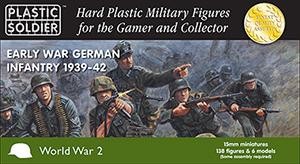 Plastic Soldier 15mm WW2 Early War German Infantry 1939-42