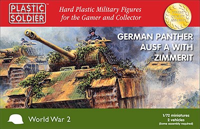 Plastic Soldier: 1/72 Panther Ausf. A (Plastik x2)