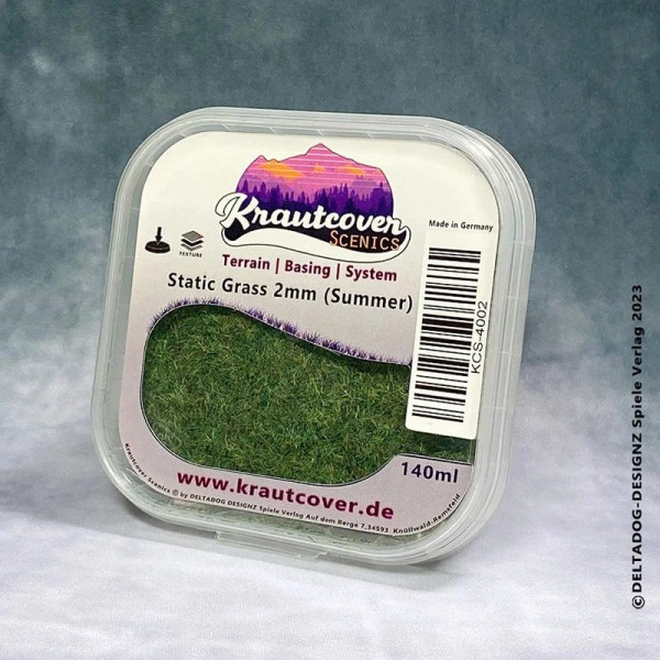 Krautcover Scenics: Static Grass Summer 2mm (140ml)