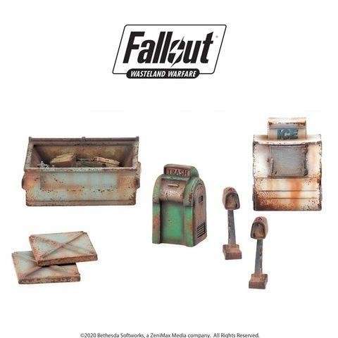 Fallout: Wasteland Warfare Boston Street Scatter (engl.)