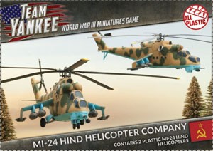 Team Yankee Mi-24 Hind Helicopter (plastic x2)