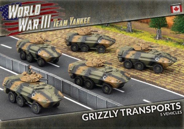 Team Yankee Canadian Grizzly Transports (x5)
