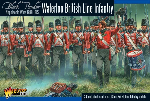 Black Powder Waterloo British Line Infantry (24 xPlastic)