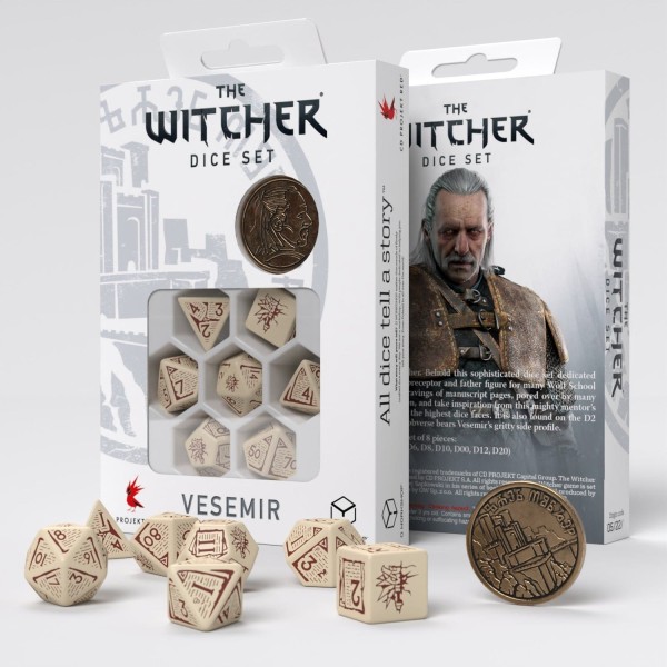 The Witcher - Dice Set Vesemir - The Old Wolf (7)