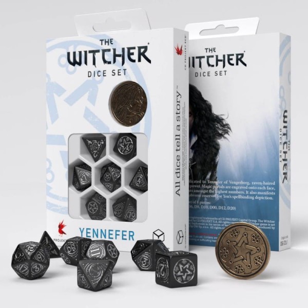 The Witcher - Dice Set Yennefer - The obsidian star