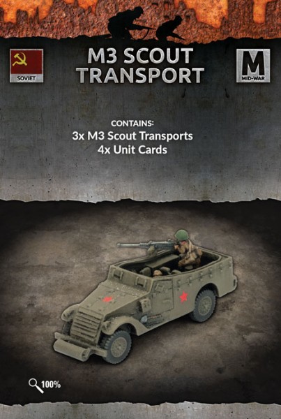 Flames of War SU: M3 Scout Transport (x3)