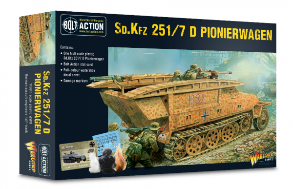 Bolt Action: SdKfz 251 Ausf. D Pionierwagen (Plastik)