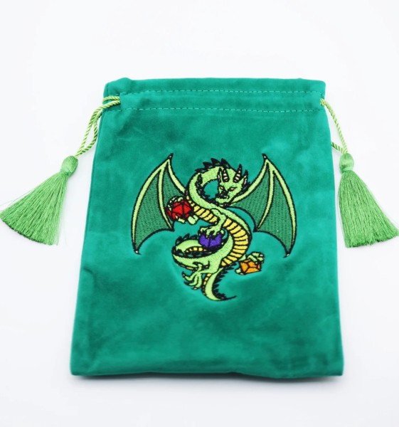 Dice Bag Green Dragon