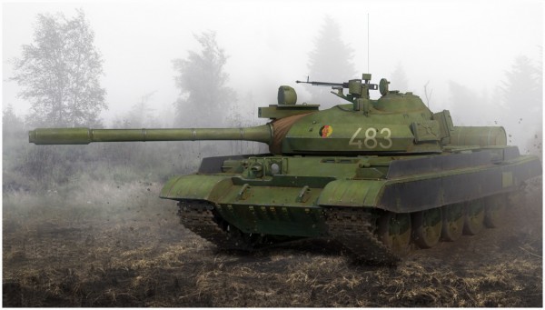 Plastic Soldier 15mm T-55 Soviet Tank (plastic x5)