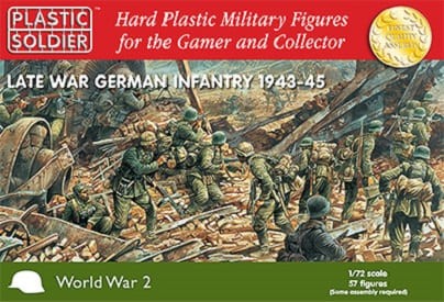 Plastic Soldier: 1/72 German Infantry late War (Plastik)