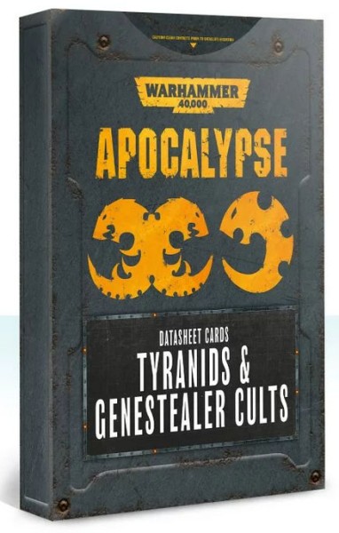 Apocalypse D/Sheets Tyranids + Cult (engl.)
