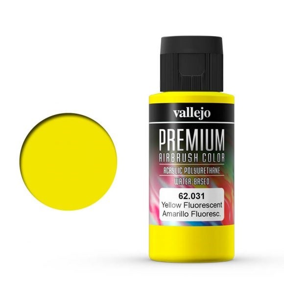 Vallejo Premium: Yellow Fluo (Polyu.) (60ml)