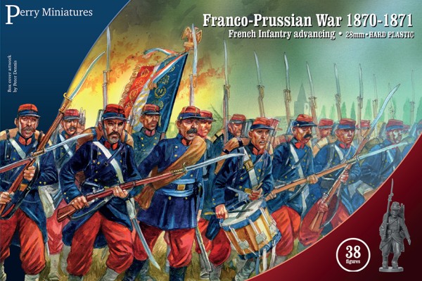 Perry Miniatures: French Infantry advancing (1870-1871)