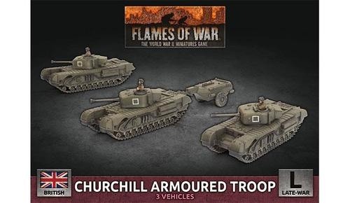 Flames of War BR: Chruchill Armoured Troop (x3 Plastic)
