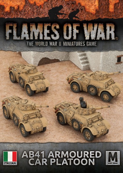 Flames of War IT: Italian Armoured Car Platoon (x4)
