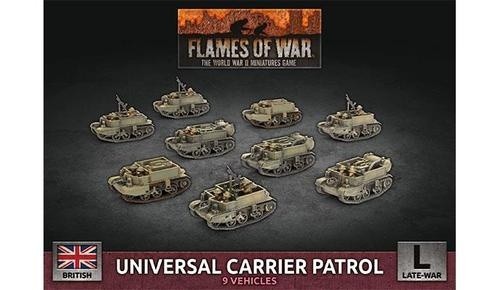 Flames of War BR: Universal Carrier Patrol (x9 Plastic)