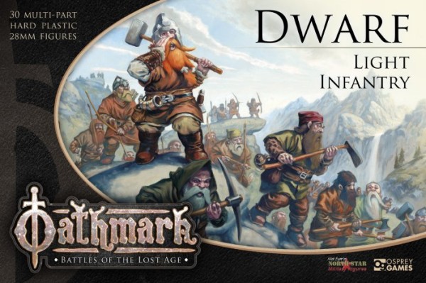 Oathmark: Dwarf Light Infantry (x30 Plastic)