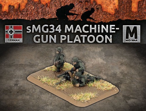 Flames of War GE: Mg34 Platoon (Plastik)