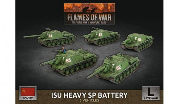 Flames of War SU: ISU Heavy SP Battery (x5/Plastic)