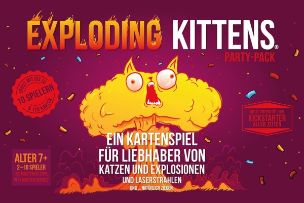 Exploding Kittens Party Pack (DE)