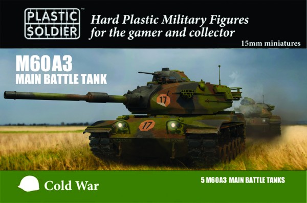 Plastic Soldier 15mm M60A3 Tank (plastic x5)