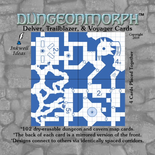 DungeonMorph Delver, Trailblazer & Voyager Cards