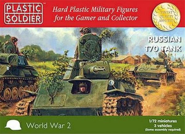 Plastic Soldier: 1/72 Soviet T70 (x3)