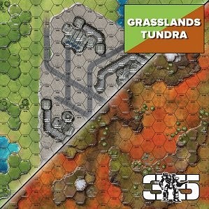 BattleTech: Neoprene Battle Mat Grasslands Tundra
