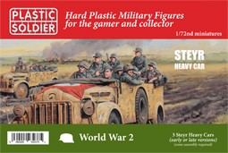Plastic Soldier 1/72 Steyr Heavy Cars (Plastik x3)