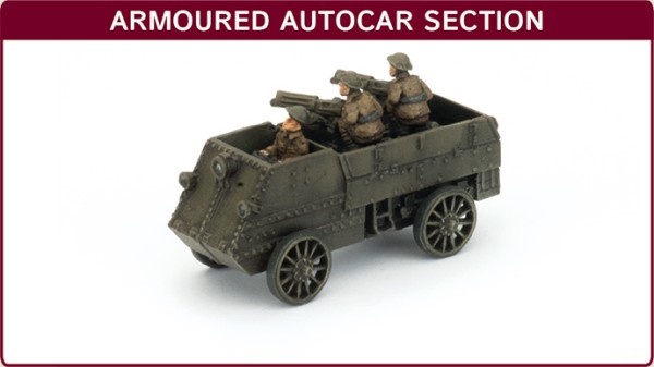 Great War - British Armoured Autocar Section