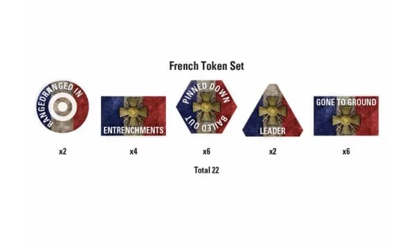 Great War - French Token Set