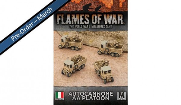 Flames of War IT: Italian Light AA Gun Platoon ( x4 )