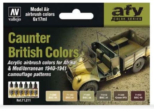 Model Air: Model Air Set British Caunter Colors