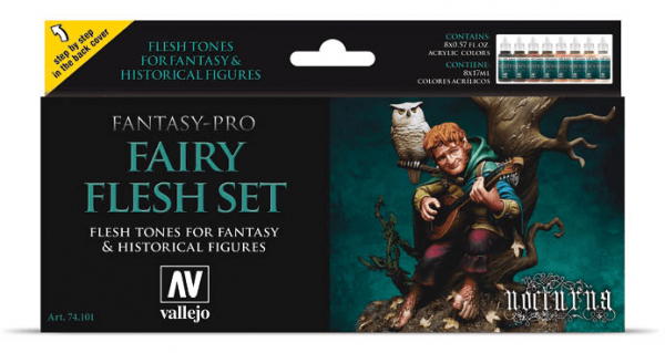 Vallejo Model Color: Model Color Set Fantasy-Pro Fairy Flesh (8)