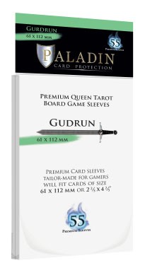 Paladin Sleeves - Gudrun Premium Queen Tarot 61x112mm (55 Sleeves)