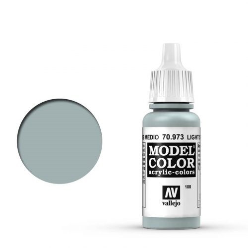 Vallejo Model Color: 108 Seegrün Hell (Light Sea Grey), 17 ml (973)