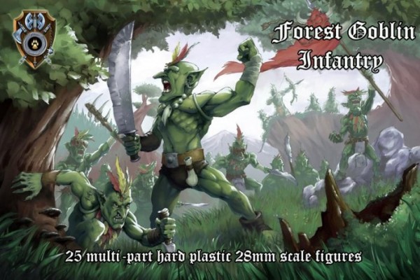 Shieldwolf Miniatures: Forest Goblin Infantry (x25 Plastic)