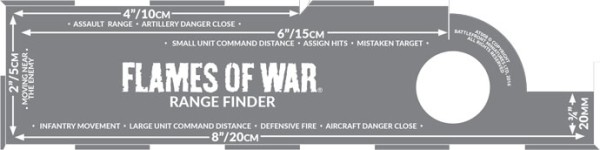 Flames of War: Range Finder (etched)