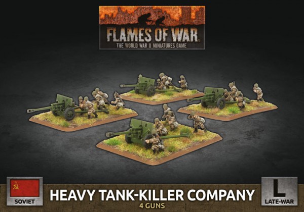 Flames of War SU: Heavy Tank Killer Company (x4 Plastik)