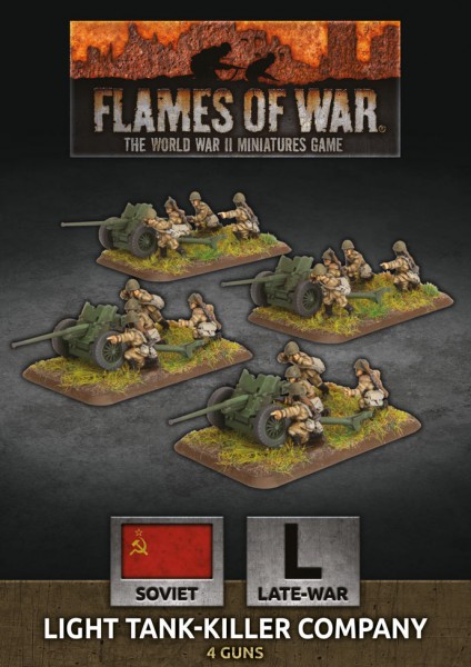 Flames of War SU: Light Tank Killer Company (x4 plastic)