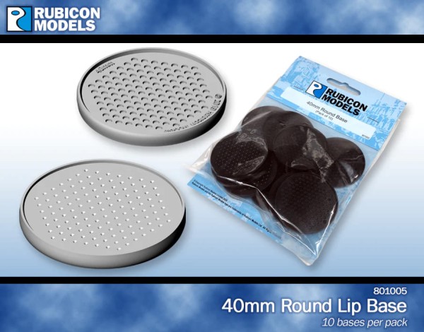 Rubicon: 40mm Round Base (x10)
