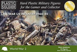 Plastic Soldier 15mm WW2 Late War American Infantry 1944-45