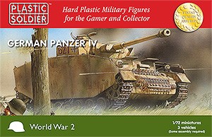 Plastic Soldier: 1/72 Panzer IV (Plastik x3)