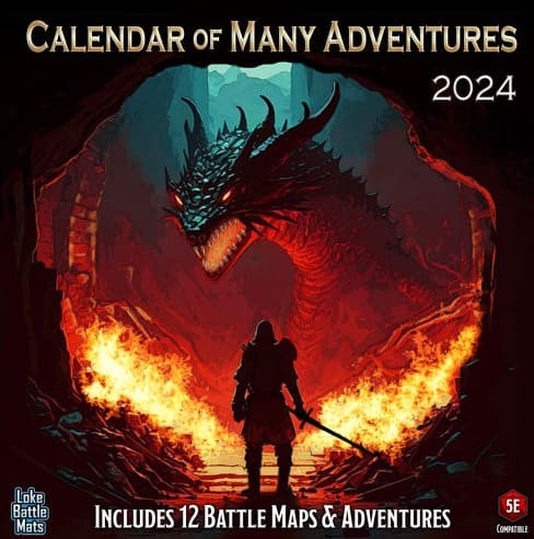 2024 Calendar of Many Adventures