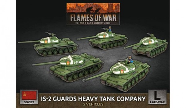 Flames of War SU: IS-2 Guards Heavy Tank Company (x5/Plastic)