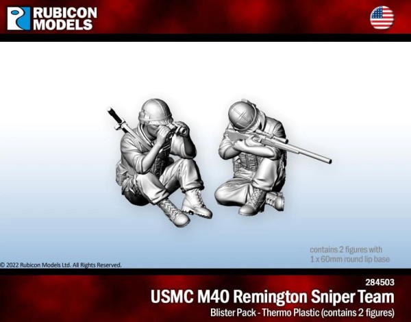 Vietnam War US Marines Sniper Team