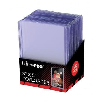 UltraPro 3" x 5" Toploader (25 Pieces)
