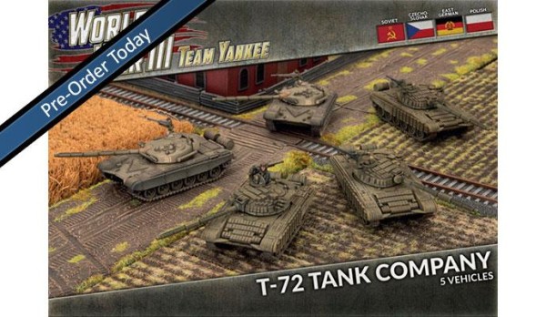 Team Yankee T-72 Tank Company (x5/Plastik)