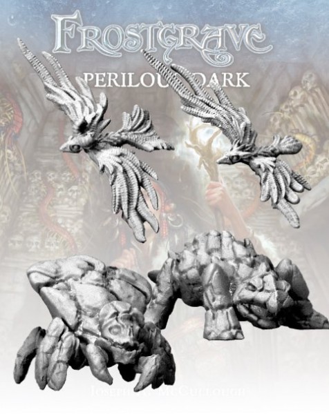 Magmites & Hell Crows (x4) - Frostgrave