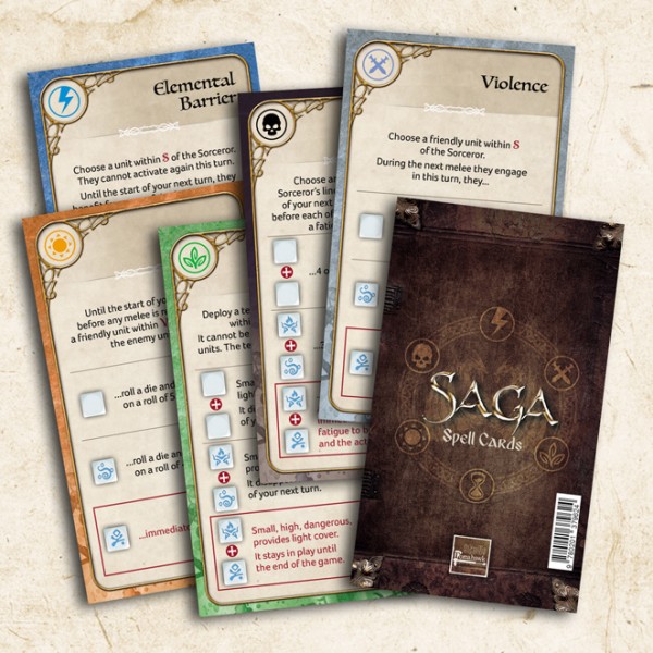 SAGA Age of Magic Spell Cards (x36/engl.)